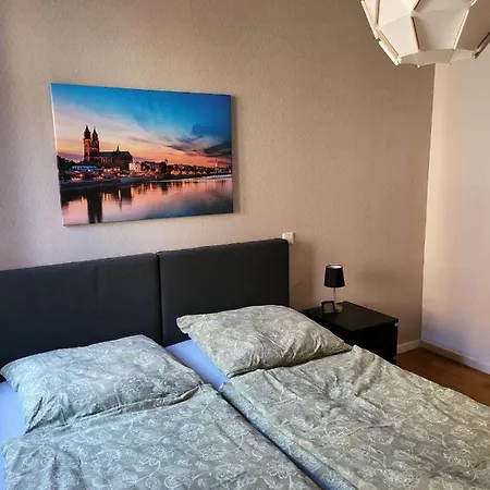 Moderne Wohnung Mit Terrasse Im Zentrum Magdeburg * מגדבורג